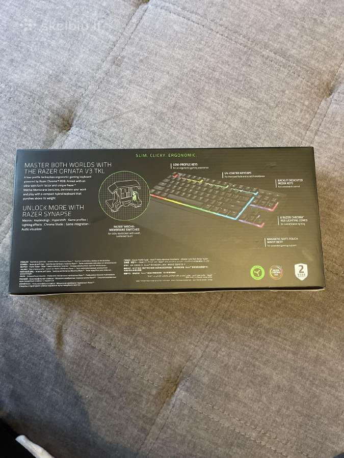 Razer ornata v3 tenkeyless klaviatūra - nuotraukos Nr. 2