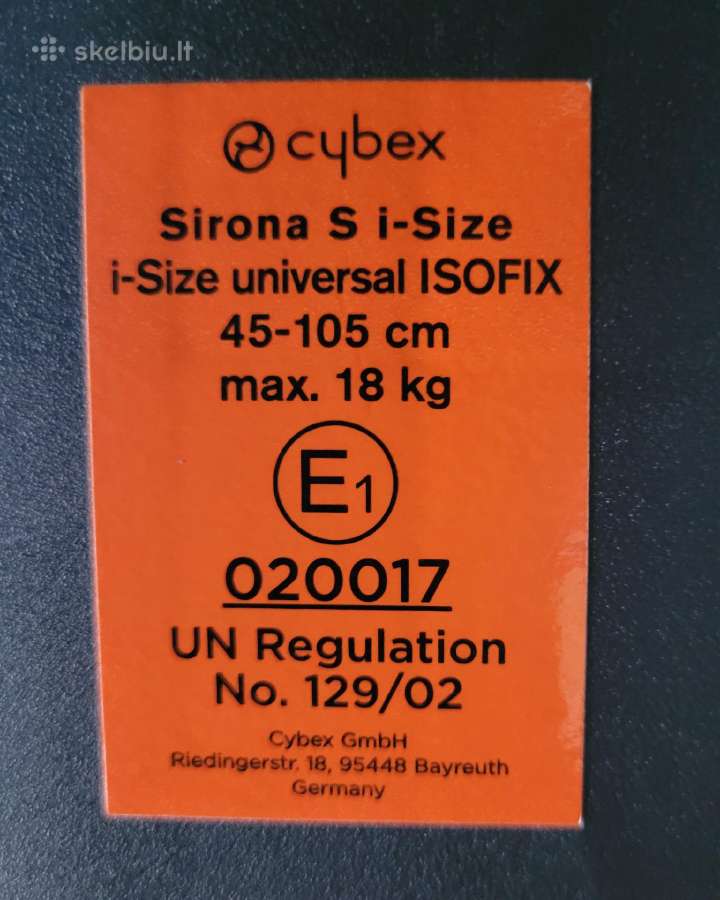 Cybex Sirona S i-size Gold (sukasi 360 laipsniu) - nuotraukos Nr. 9