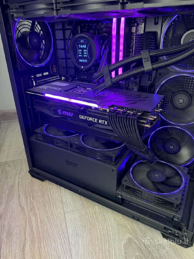 Galingas žaidimų/darbo kompiuteris – Ryzen 7 7800x