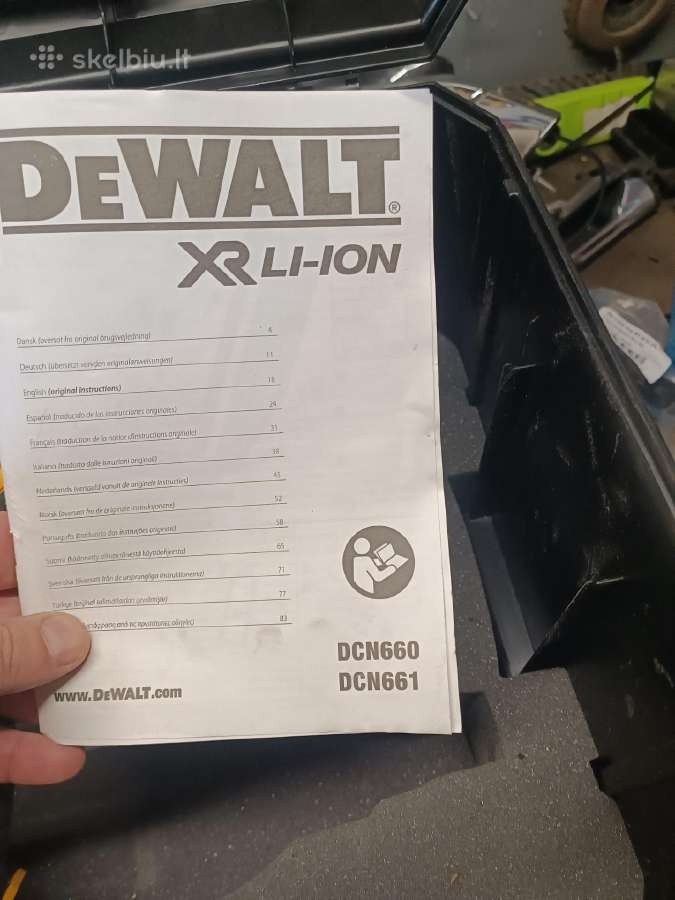 Nauja Dewalt vinekale Dcn660nt - nuotraukos Nr. 5