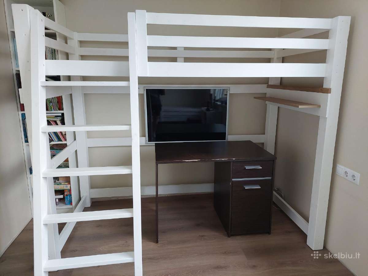Aukštos lovos rėmas su grotelėmis