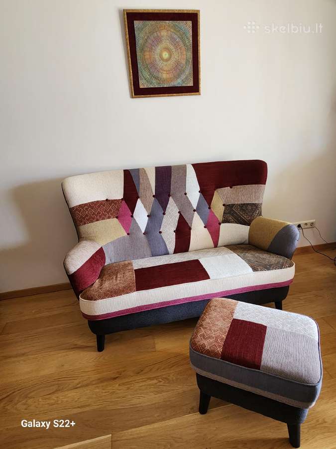 Vilmers sofa ir pufikas - nuotraukos Nr. 2