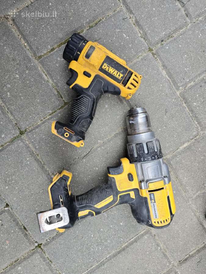 Dewalt suktukai su defektais