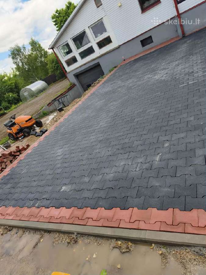 Kokybiškas trinkelių klojimas už gerą kainą - nuotraukos Nr. 8
