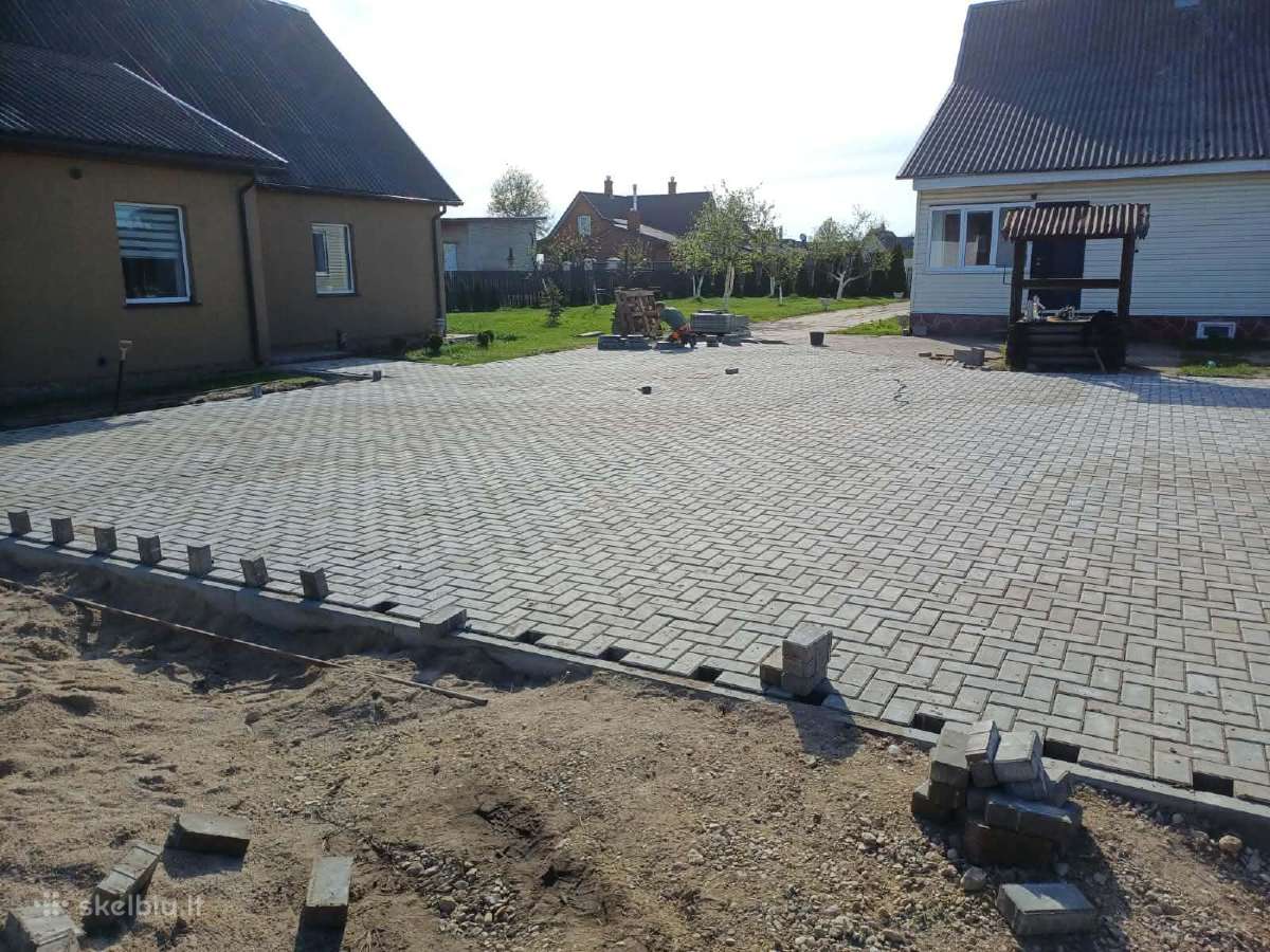 Kokybiškas trinkelių klojimas už gerą kainą - nuotraukos Nr. 11