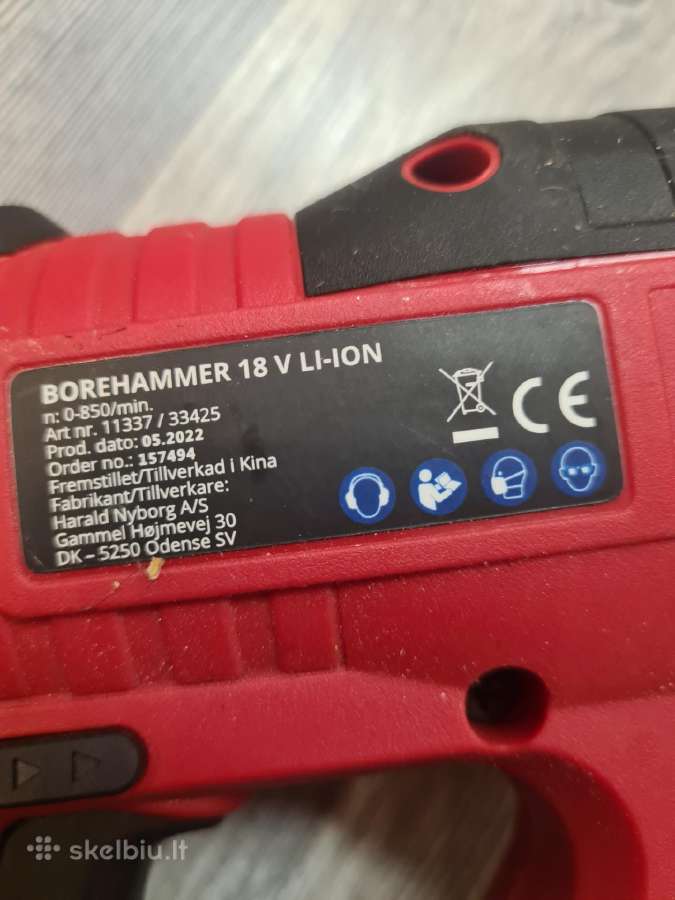 Akumuliatorinis smuginis greztuvas 18v - nuotraukos Nr. 4