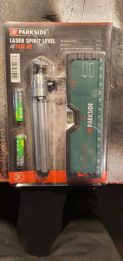 Lazerinis gulsčiukas Parkside Plw A2