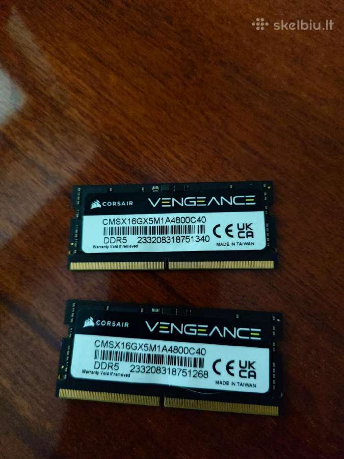 Corsair Vengeance Ddr5 So-dimm 32 GB (2x16 GB) - nuotraukos Nr. 2