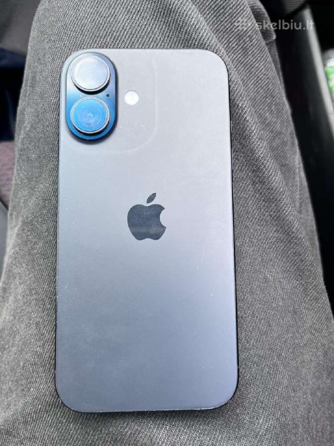 iPhone 16 dėvėtas su dėžute 128gb 100% - nuotraukos Nr. 5