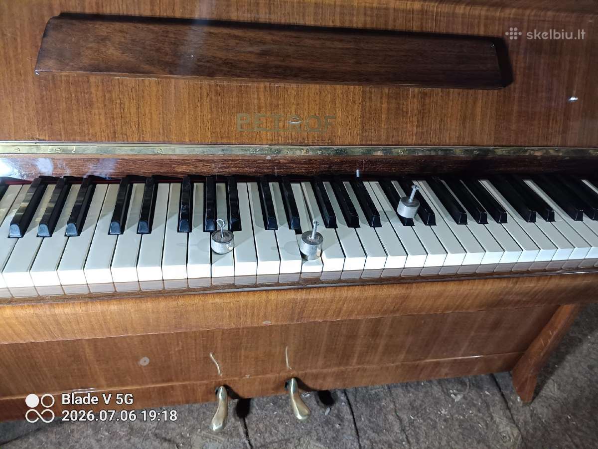 Parduodu pianiną Pettof - nuotraukos Nr. 2