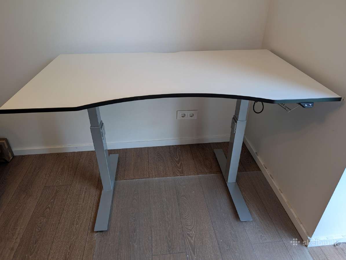Reguliuojamo aukščio darbo stalas 140x80cm - nuotraukos Nr. 6