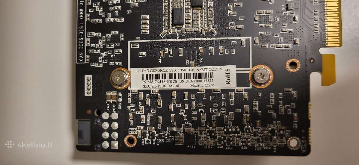 Zotac 1060 3gb - nuotraukos Nr. 6