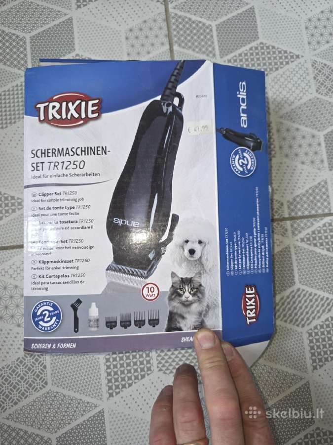Gyvūnų kirpimo mašinėlė Trixie Tr1250