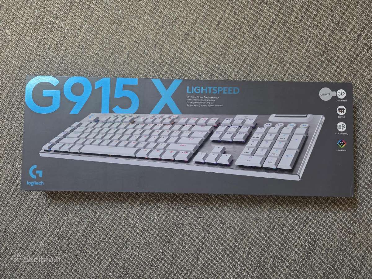 Logitech G915 X Lightspeed mechaninė klaviatūra