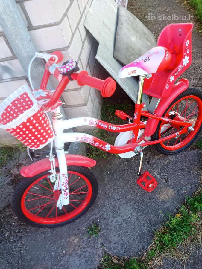 Olandiskas mergaitiskas dviratukas