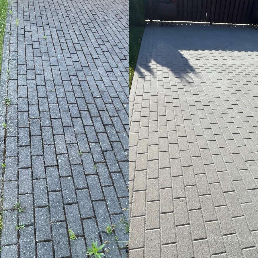 Profesionalus trinkelių, fasadų ir stogų plovimas - nuotraukos Nr. 28