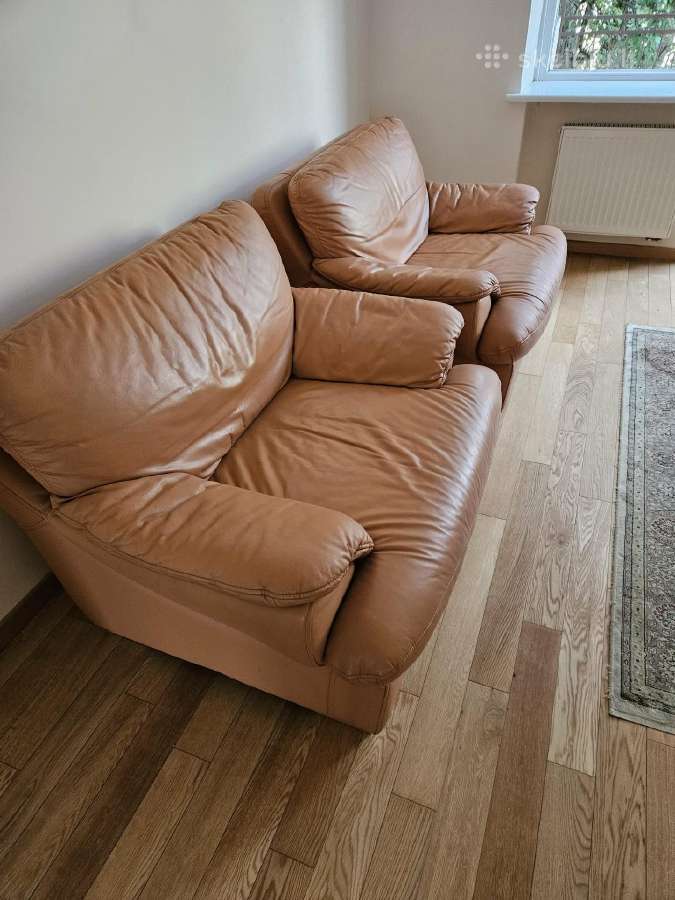 Kokybiškas odinis krėslas / sofa