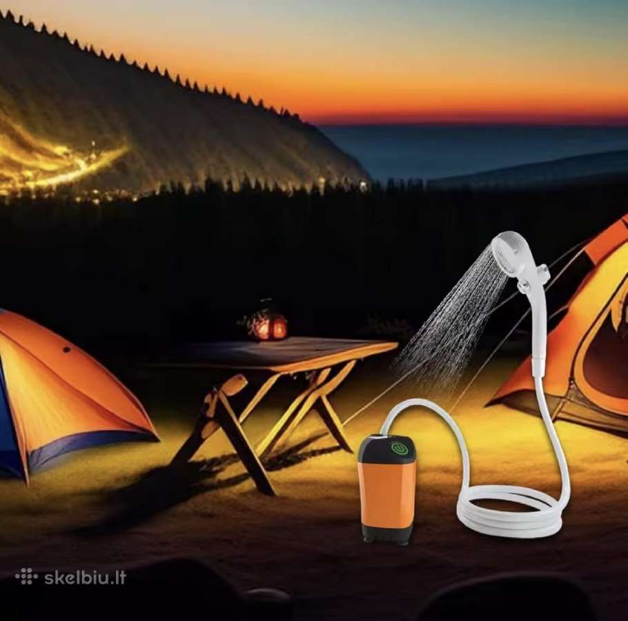 Turistinis dušas su LED ekranu портативный душ - nuotraukos Nr. 8