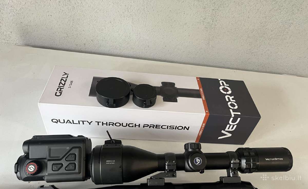 Vector Optics 3-12x56 optinis taikiklis optika