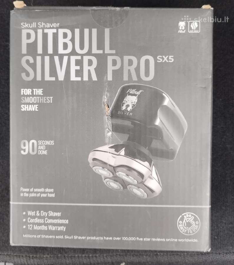 Galvos skustuvas Pitbull Silver Pro Sx5