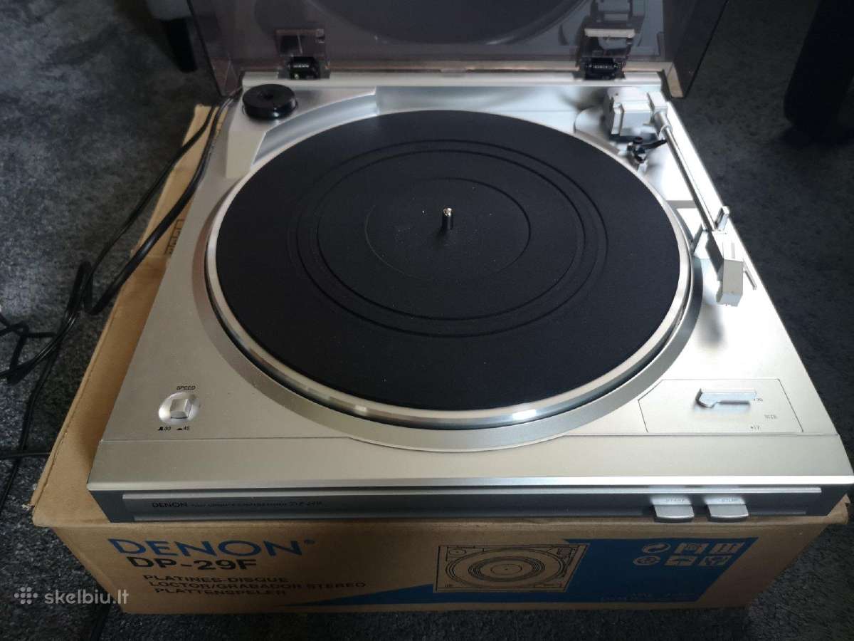 Denon Dp-29f Plokštelių Gotuvas