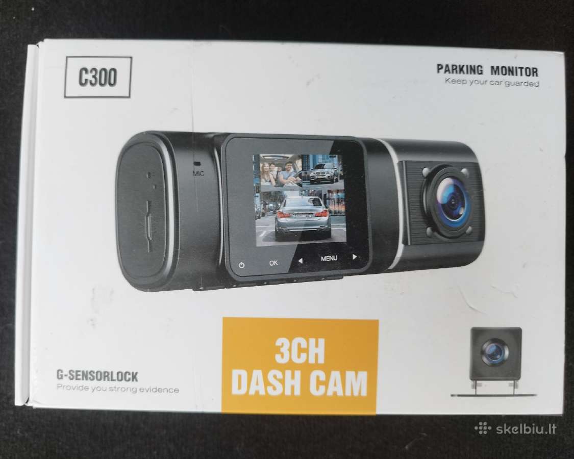 Vaizdo registratorius Toguard C300 3ch