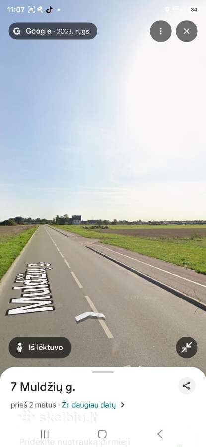 Parduodamas 66 arų žemės ūkio paskirties sklypas A - nuotraukos Nr. 2