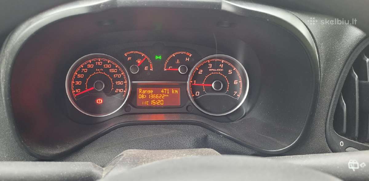 Fiat Doblo Maxi 2016 m. tikra 137.000 km rida - nuotraukos Nr. 4