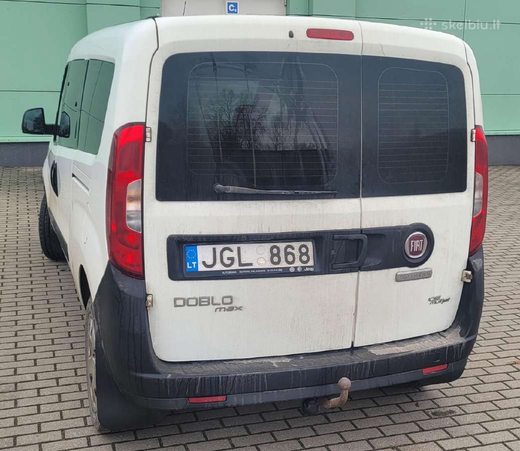 Fiat Doblo Maxi 2016 m. tikra 137.000 km rida - nuotraukos Nr. 7