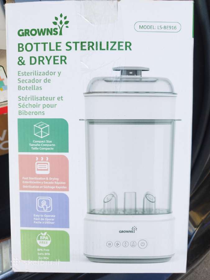 Buteliukų sterilizatorius ir džiovintuvas