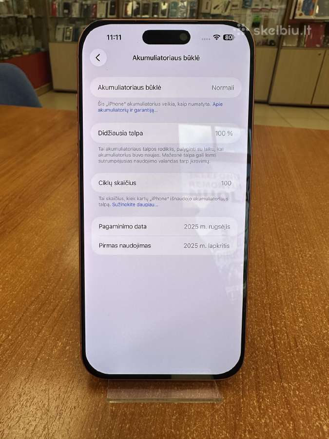 Apple iPhone 17 Pro Max 256 GB (Naudotas) - nuotraukos Nr. 2