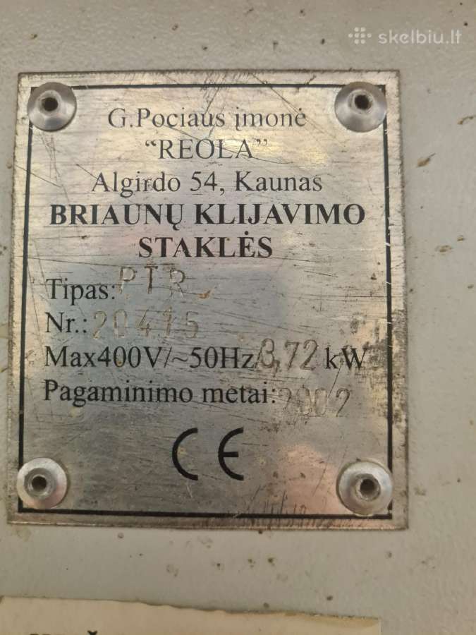 Rankinės kantavimo staklės - nuotraukos Nr. 4