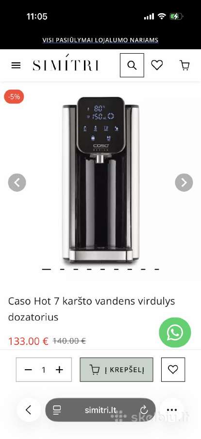 Karšto vandens virdulys - nuotraukos Nr. 3