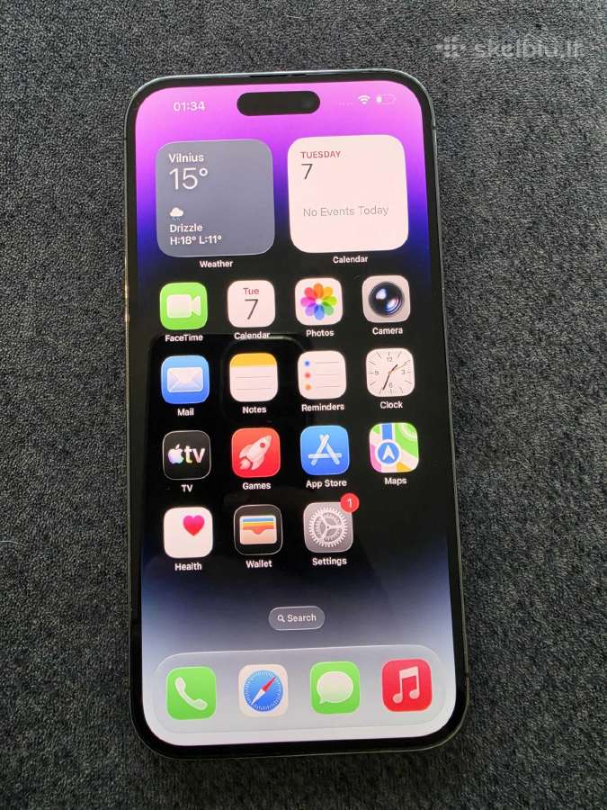 Parduodamas iPhone 14 Pro Max 256gb