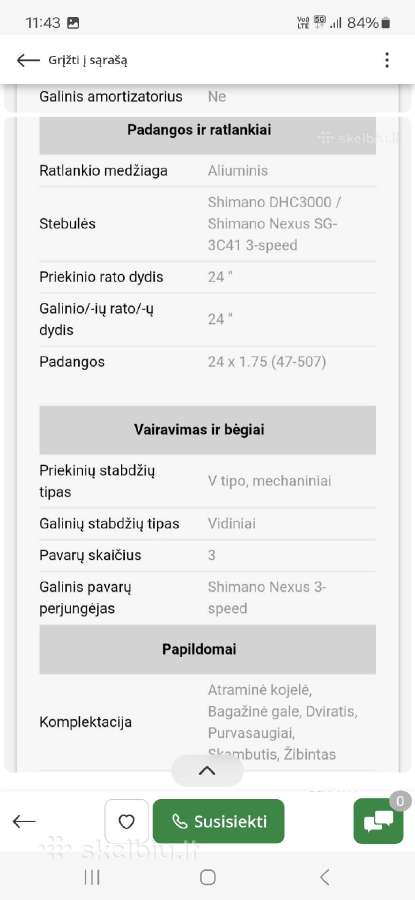 Mergaitiškas dviratukas Mergaitei - nuotraukos Nr. 9