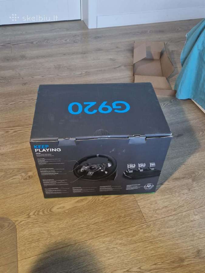 Vairas+pedalai Logitech G920 Driving Force - nuotraukos Nr. 3