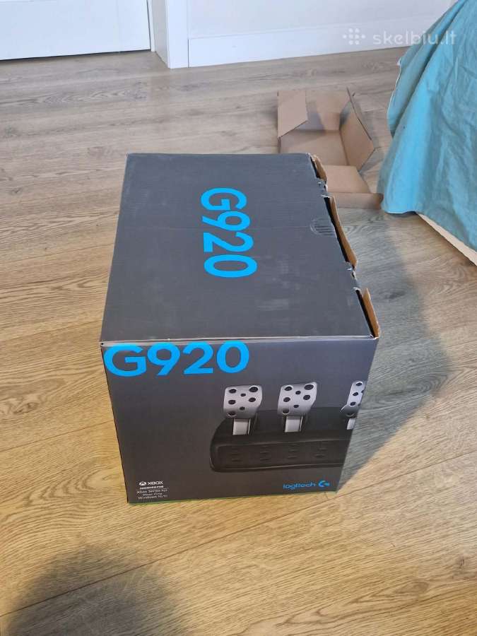 Vairas+pedalai Logitech G920 Driving Force - nuotraukos Nr. 7