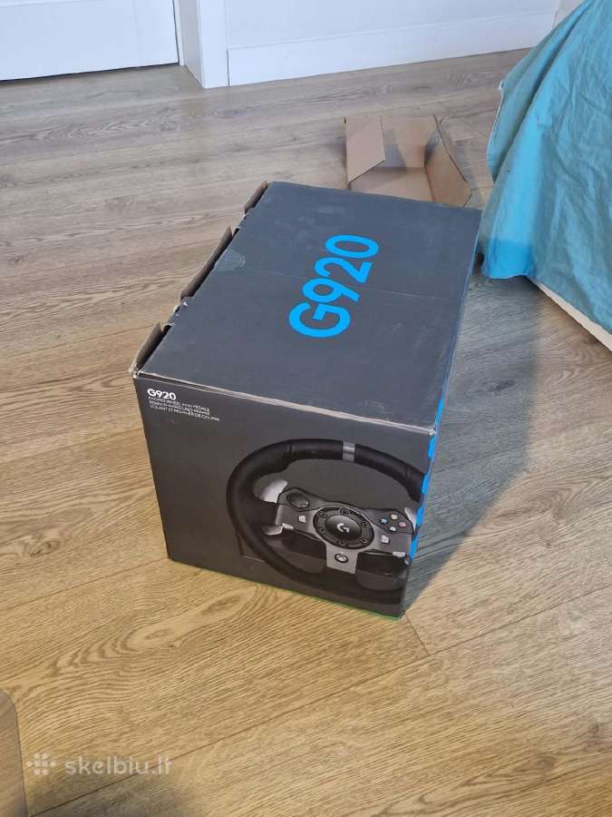 Vairas+pedalai Logitech G920 Driving Force - nuotraukos Nr. 8