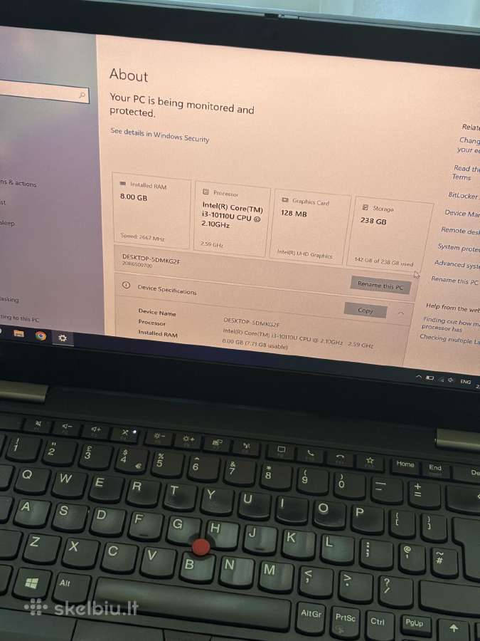Lenovo Thinkpad L13 Gen 2 - 13.3" - nuotraukos Nr. 3
