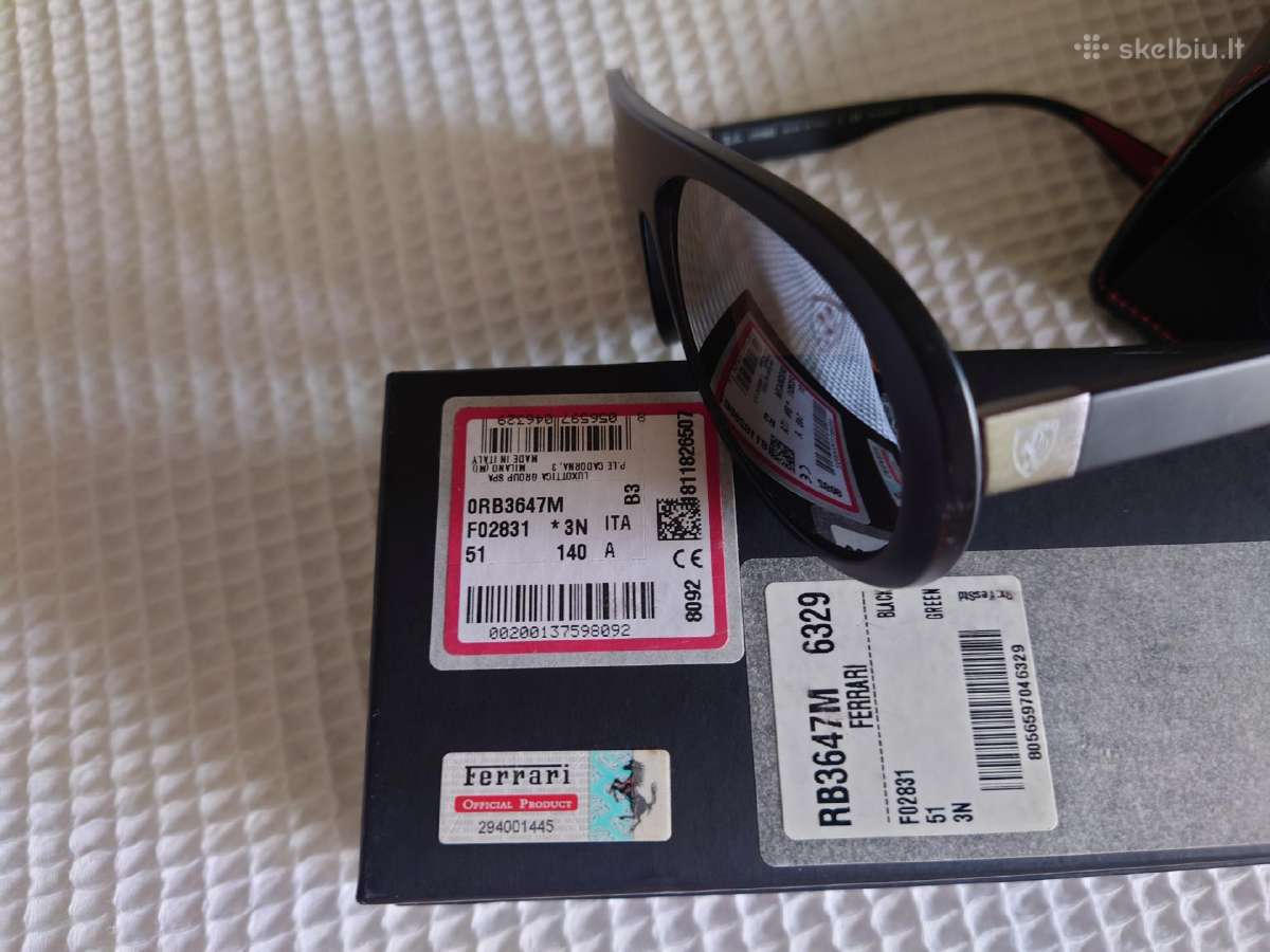 Nauji Ray Ban Ferrari akiniai nuo saulės - nuotraukos Nr. 3