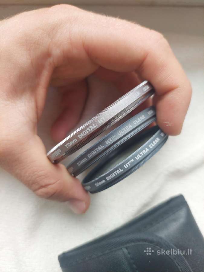 Filtrai 82,77,72,62,58,52,43mm + Filtrų laikikliai - nuotraukos Nr. 4