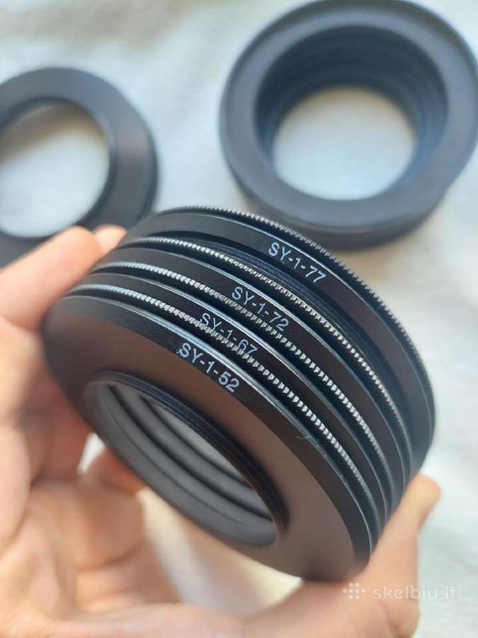 Filtrai 82,77,72,62,58,52,43mm + Filtrų laikikliai - nuotraukos Nr. 34