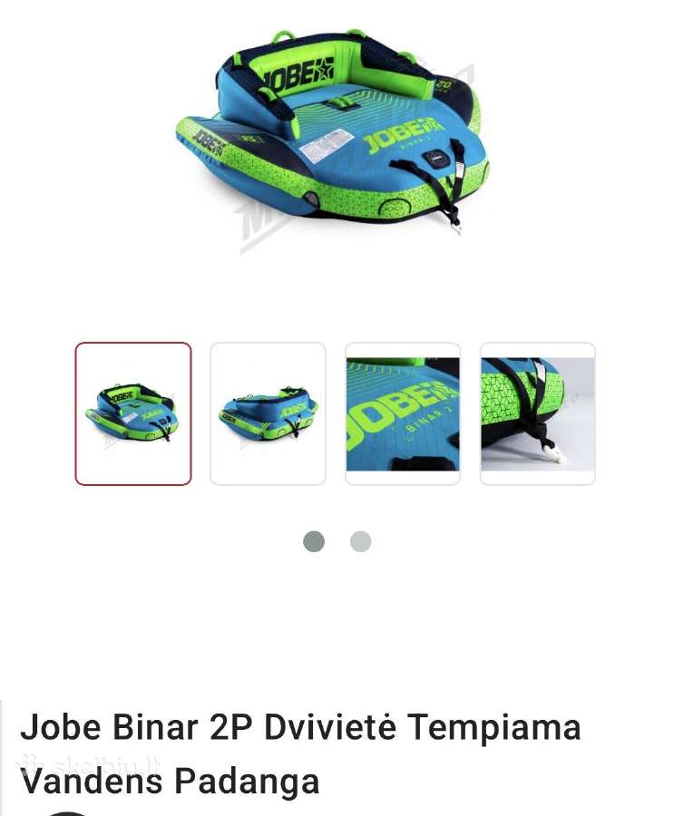 Parduodama nauja Jobe Tempiama vandens padanga