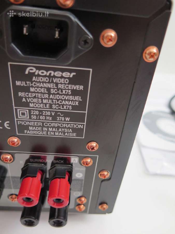 Naujas Pioneer Sc-lx75 AV Resyveris-stiprintuvas - nuotraukos Nr. 10
