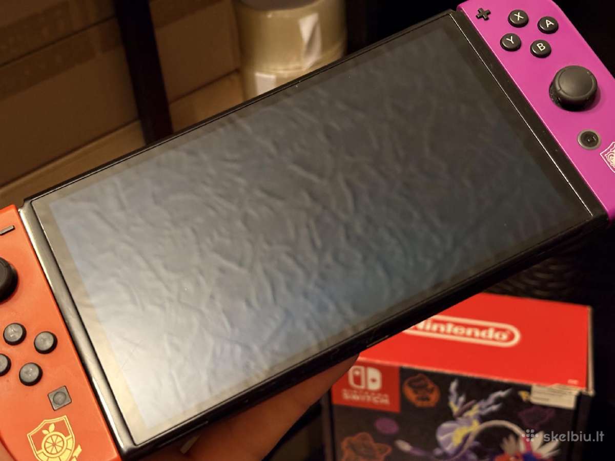 Nintendo Switch Oled, 64gb, Scarlet and Violet ed - nuotraukos Nr. 4