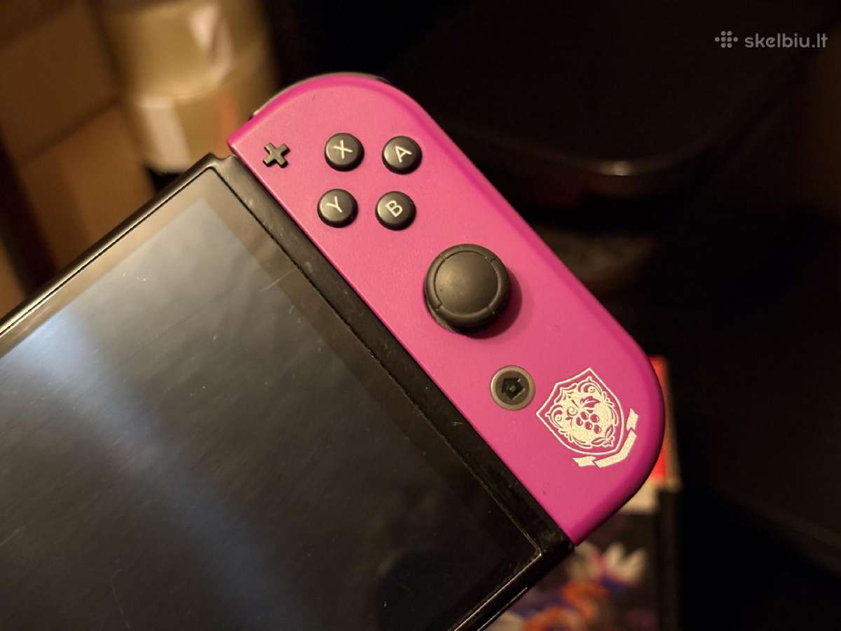 Nintendo Switch Oled, 64gb, Scarlet and Violet ed - nuotraukos Nr. 7