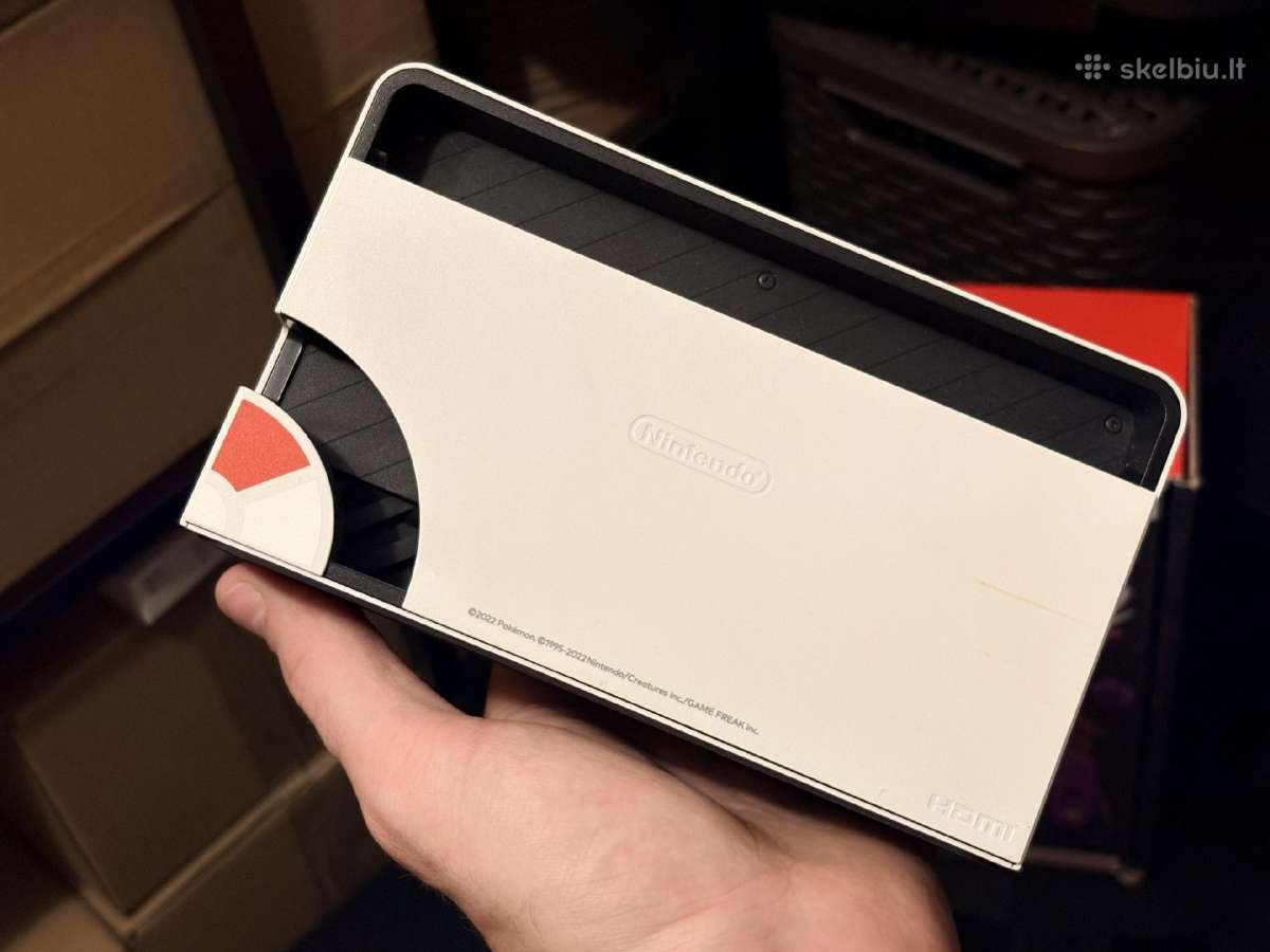 Nintendo Switch Oled, 64gb, Scarlet and Violet ed - nuotraukos Nr. 10