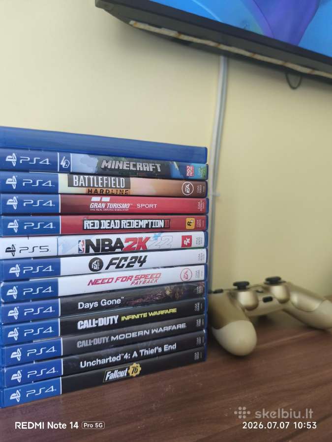 Parduodu naudotus ps4/ps5 ,žaidimus