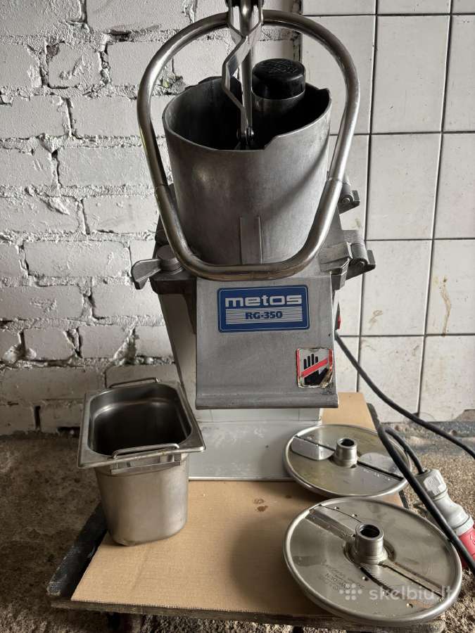 Daržoviu pjaustykle Metos / Halde Rg-350 - nuotraukos Nr. 2