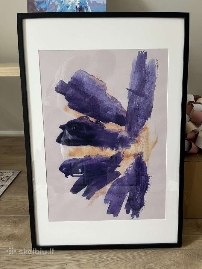 Ikea Juodas Remelis Ribba 50x70 cm